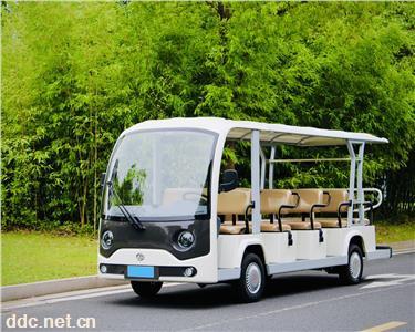  新款14座封闭电瓶观光车价格及图片